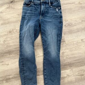 Good American good legs medium wash jeans 4/27